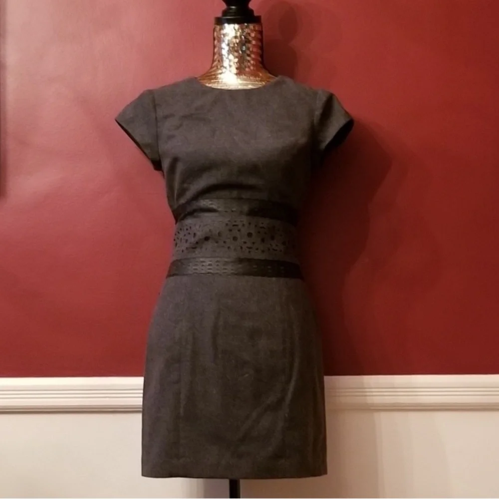 Susana Monaco Coco Laser Cut Sheath Dress - Picture 1 of 5